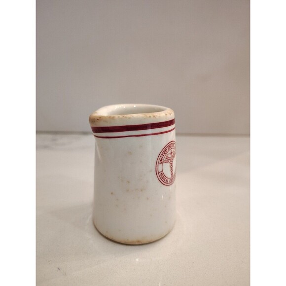 US Army Medical Department Porcelain Creamer Bedford, OH Bailey Walker China - Picture 2 of 11